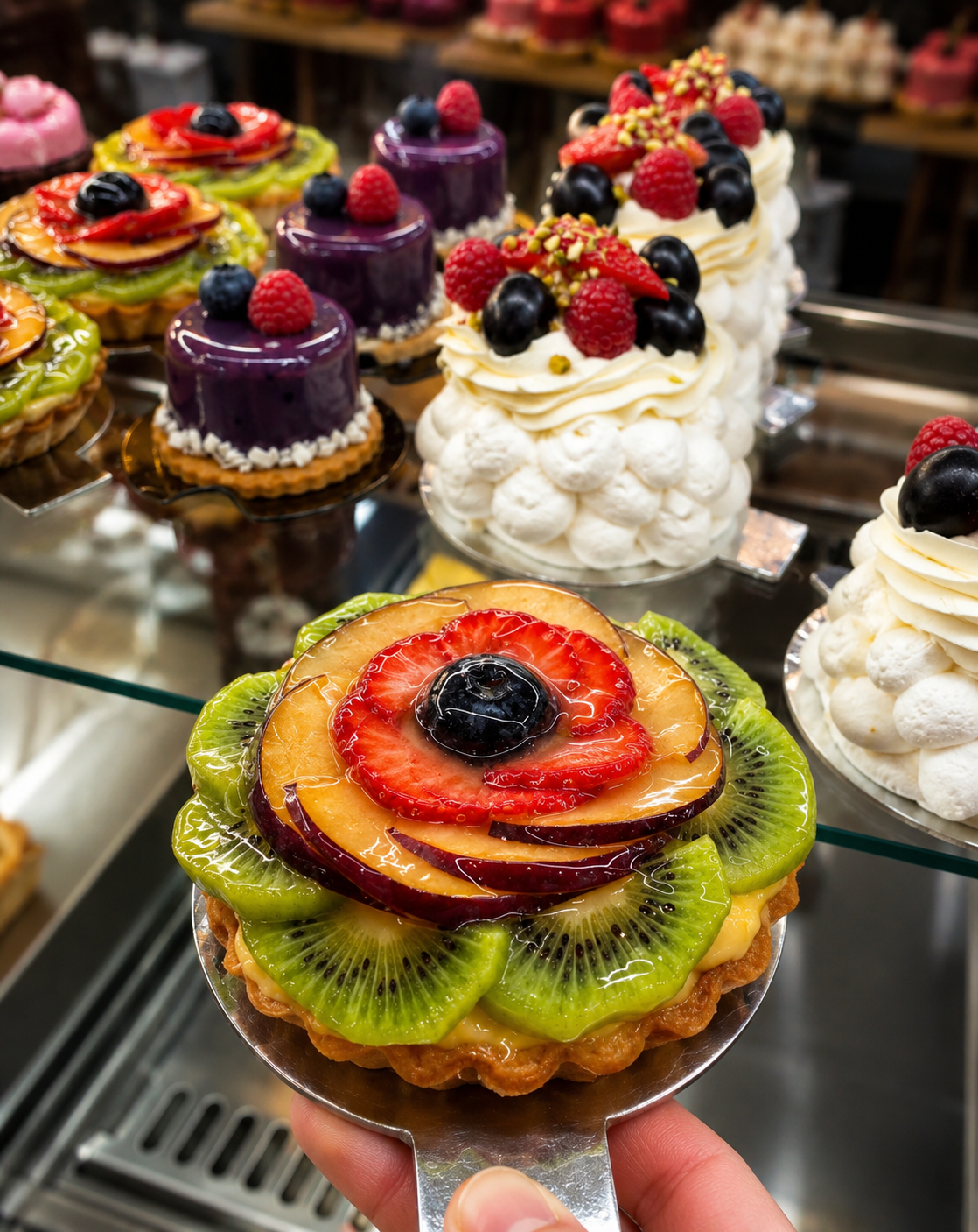 Fresh fruit tarts